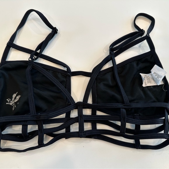 One Teaspoon Eagle Shadow Bikini Top/Bralette gray - Picture 5 of 5